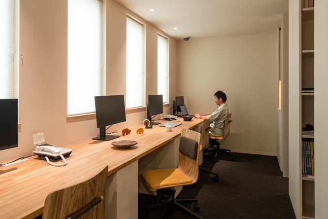 自然体で働ける空間
