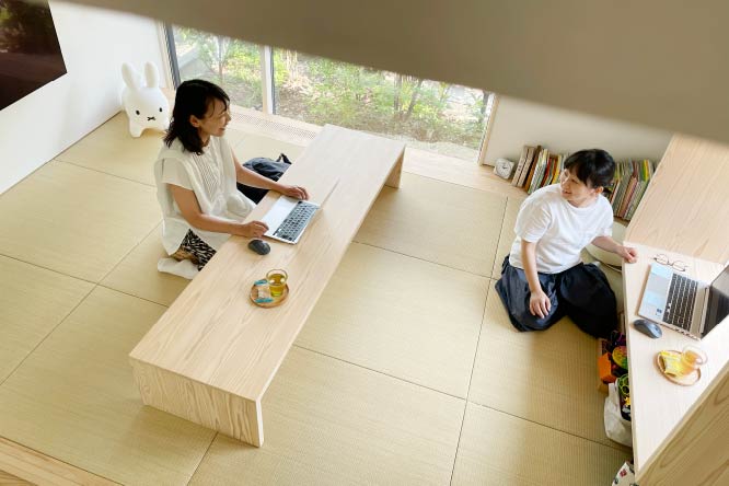 自然体で働ける空間