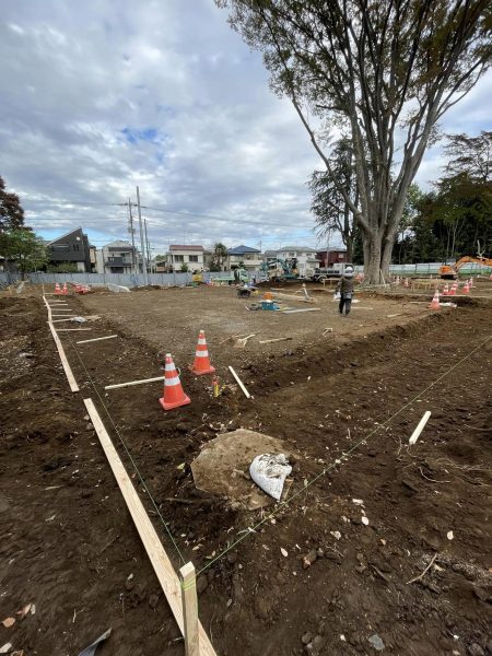 萩山公園管理棟新築工事、着工いたしました