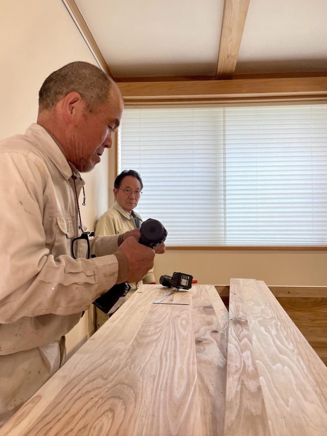 おなじみ益子大工さんと麻生監督