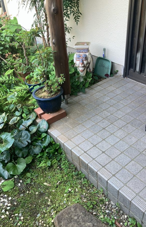 設置前