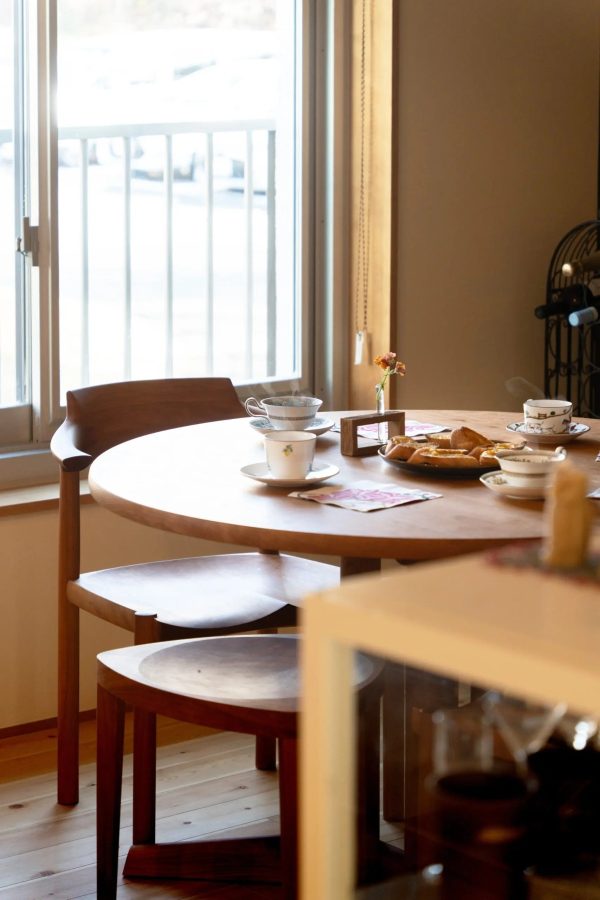 コーヒーとバケットでおもてなししていただきました